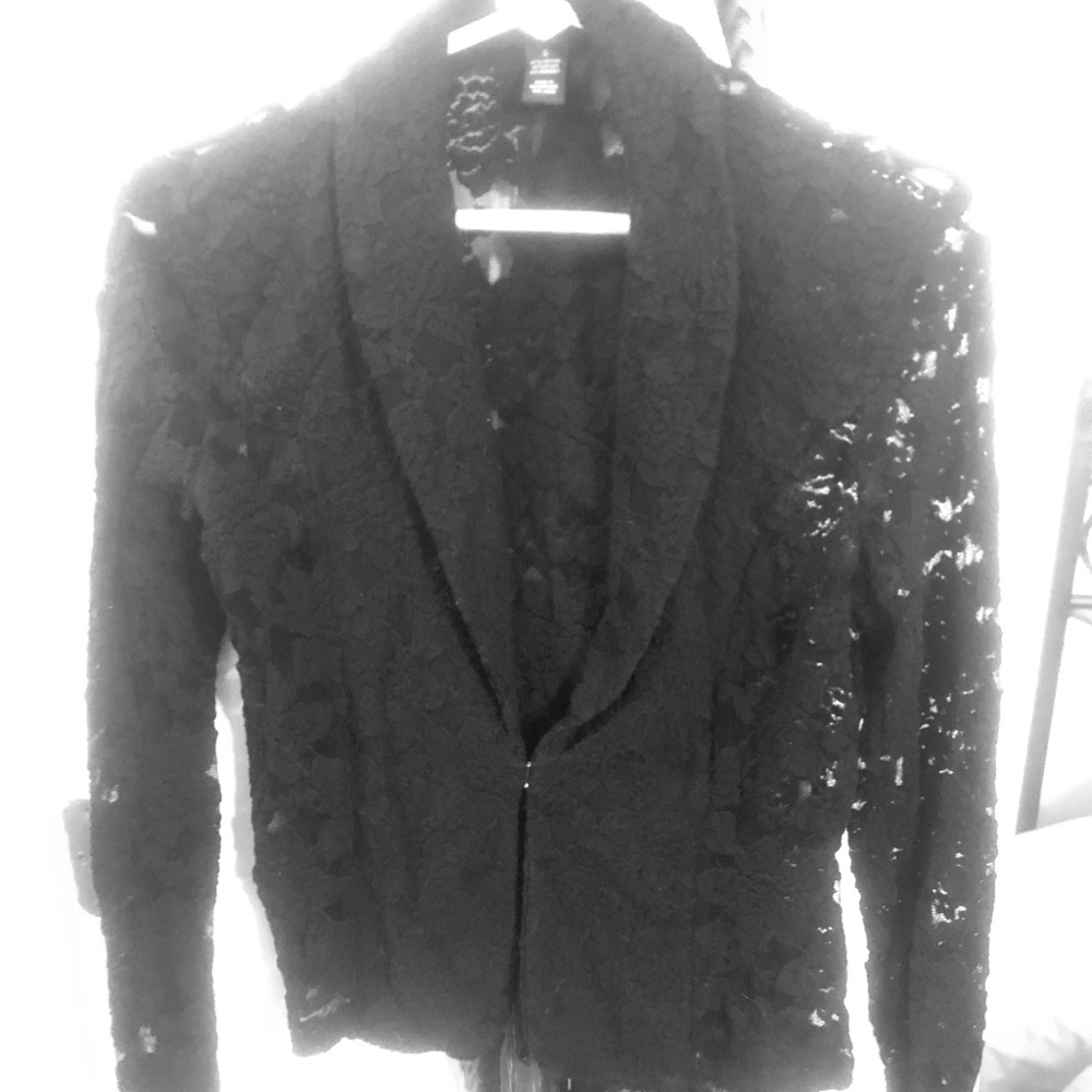 Black lace jacket